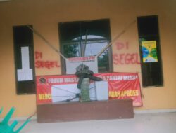 Kantor Desa Pantaimekar Disegel, Dugaan Kepala Desa Tidak Transparan Dana Desa