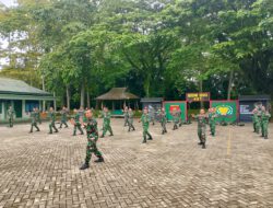 Jaga Kesiapsiagaan, Anggota Kodim 1002/HST Rutin Latihan Pencak Silat Militer