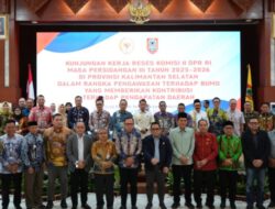 Bupati Kotabaru Hadiri Kunker Reses Komisi II DPR RI di Kalsel