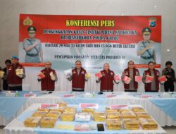 Polda Kalsel Gagalkan Peredaran 29,9 Kg Sabu dan 15.056 Butir Ekstasi Jaringan Antarprovinsi