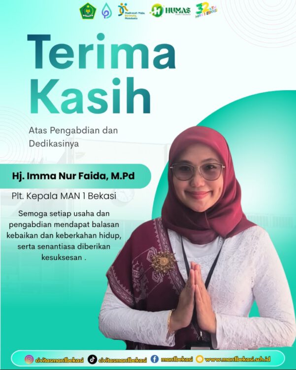 Kepala Madrasah MAN 1 Bekasi