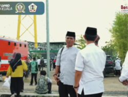 Anggota DPRD Bersama Sekretaris DPRD Batola Hadiri Peresmian Kawasan Wisata Bawah Jembatan Barito oleh Gubernur Kalsel Sekaligus Safari Ramadhan