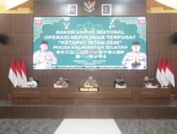 Polda Kalsel Gelar Rapat Lintas Sektoral Persiapan Mudik Lebaran 2026