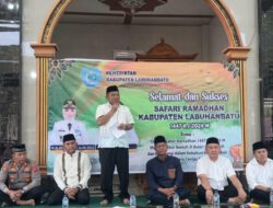 Wakil Bupati Labuhanbatu Safari Ramadhan  dan Salurkan Bantuan ke Mesjid Al Muttaqqin Kec. Bilah Hulu 