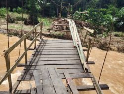 PUPRPerkim Balangan Segera Perbaiki Empat Jembatan Terdampak Banjir di Tebing Tinggi