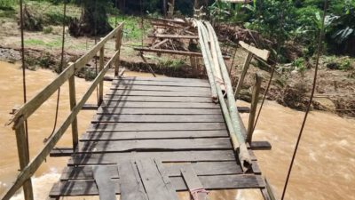 PUPRPerkim Balangan Segera Perbaiki Empat Jembatan Terdampak Banjir di Tebing Tinggi