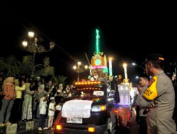 Semarak Ramadan, Puluhan Kendaraan Hias Ramaikan Festival Baarak Tanglong di Balangan