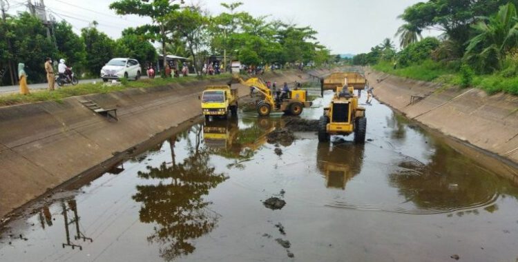 Pengeringan Irigasi Riam Kanan