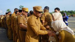 Pemkab Kotabaru Gelar Apel Pagi dan Halal Bihalal