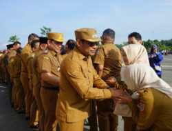 Pemkab Kotabaru Gelar Apel Pagi dan Halal Bihalal, ASN dihimbau Terbuka terhadap Kritik dan saran