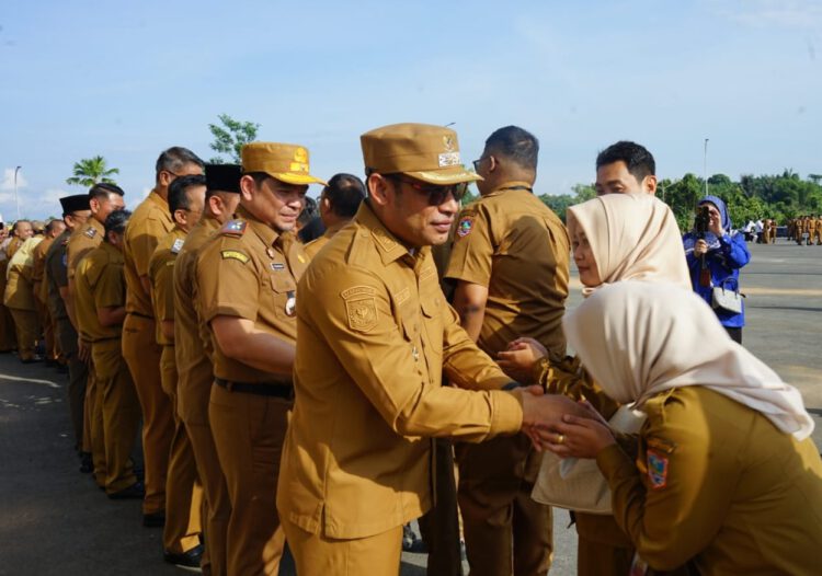 Pemkab Kotabaru Gelar Apel Pagi dan Halal Bihalal