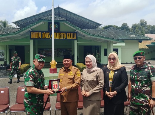 Bupati Barito Kuala Sambut Kunjungan Kerja Pangdam XXII/Tambun Bungai