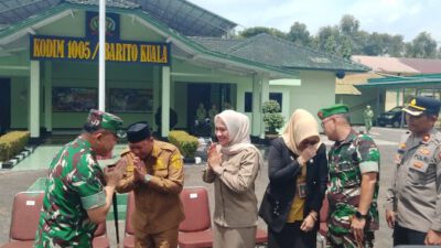 Ketua DPRD Batola Sambut Kunjungan Kerja Pangdam XXII/TB