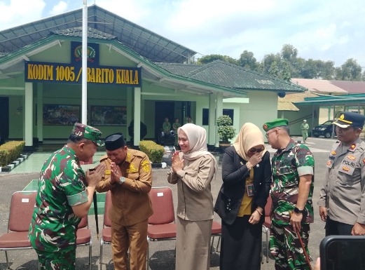 Ketua DPRD Batola Sambut Kunjungan Kerja Pangdam XXII/TB