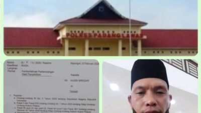 Atas ditindaklanjuti Laporannya, Husin Siregar Ucapkan Terimakasih Kepada Polres Tapsel – Paluta 