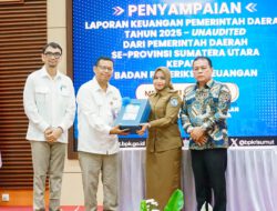 Wujudkan Tata Kelola Keuangan Profesional, Bupati Labuhanbatu Sampaikan Laporan Keuangan Daerah ke BPK Perwakilan Sumut 