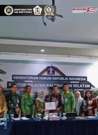 Sekretaris DPRD Batola Berharap Raperda Dapat Berikan Manfaat