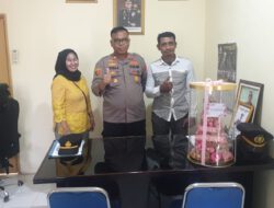 Ketua DPD LSM Prabhu Indonesia Jaya Bekasi Silaturahmi ke Kapolsek Serang Baru