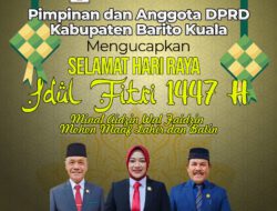 Ketua DPRD Kab. Batola Berikan Ucapan Selamat Hari Raya Idul Fitri 1447 H