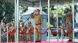 Apel Gabungan Pemprov Kalsel; Gubernur H. Muhidin Tekankan Peningkatan Disiplin ASN dan Pegawai