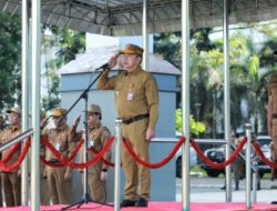 Apel Gabungan Pemprov Kalsel; Gubernur H. Muhidin Tekankan Peningkatan Disiplin ASN dan Pegawai