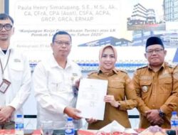 Bupati labuhanbatu Rapat Entri Meeting LKPD tahun 2025 bersama BPK Provinsi sumatra utara di Rumah Dinas jalan WR Supratman