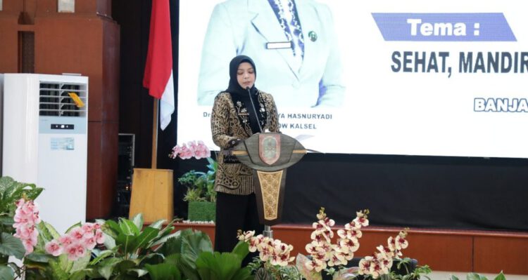 BKOW Kalsel Silaturahmi Sekaligus Edukasi Kesehatan Lansia