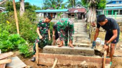 Kerja Cepat TNI, Abutmen Jembatan Garuda Selesai dalam 7 Hari