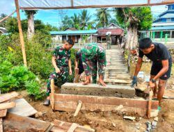 Kerja Cepat TNI, Abutmen Jembatan Garuda Selesai dalam 7 Hari