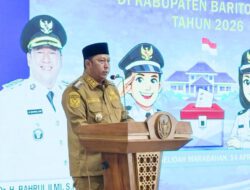 Mencari Pemimpin yang Mengayomi, Bupati Batola Resmi Canangkan Pilkades Serentak 2026