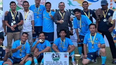 Raih Juara II di Porwasu 2026, Bupati Labuhanbatu ucapkan Terimakasih Kepada Newsroom FC Labuhanbatu 