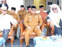 Perkuat Nilai Spiritual, Wakil Bupati Labuhanbatu Hadiri Halal Bilhalal di Masjid Raya Ujung Bandar