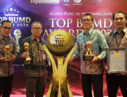 Gubernur Kalsel H. Muhidin Raih Penghargaan TOP Pembina BUMD 2026; Motivasi Tingkatkan Kualitas Pelayanan Masyarakat