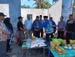 Bentuk Kepedulian Sosial, Pemkab Labuhanbatu Bersama BAZNAS Salurkan Bantuan Korban Kebakaran di Tanjung Medan