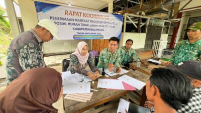 Rakor RS-RTLH 2026, Dinsos Balangan Pastikan Bantuan Tepat Sasaran