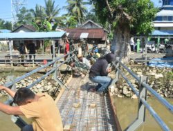 Sinergi TNI dan Warga, Jembatan Garuda Segera Tuntas
