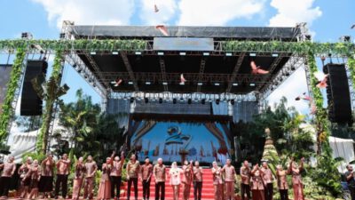 Puncak Hari Jadi ke-27; Gubernur H. Muhidin dan Wagub Hasnuryadi Bangga Kemajuan Kota Banjarbaru