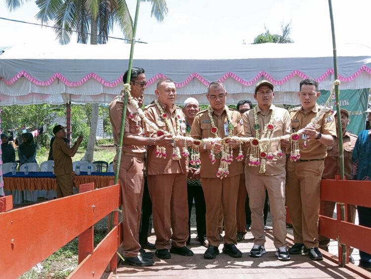 Sekda Batola Resmikan Jembatan