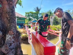 Jelang Peresmian, Jembatan Garuda Dipoles Lewat Pengecatan