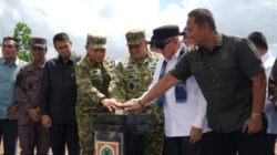 Hadiri Grounbreaking Pemancangan Tiang Pertama Pembangunan Kodam, Danrem 101/Ant Hidupkan Kembali Nama Lambung Mangkurat