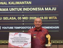 Gubernur H. Muhidin Raih Penghargaan Apresiasi Pemerintah Daerah Berprestasi 2026; Sukses Penanggulangan Kemiskinan dan Penurunan Stunting