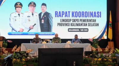 Rapat Koordinasi SKPD, Gubernur Kalsel Bahas Kinerja dan Dorong Penguatan Pelayanan Digital