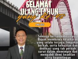 DPRD Kabupaten Barito Kuala Ucapkan Selamat Ulang Tahun Ke-48 kepada Bapak Syarif Faisal, S.T