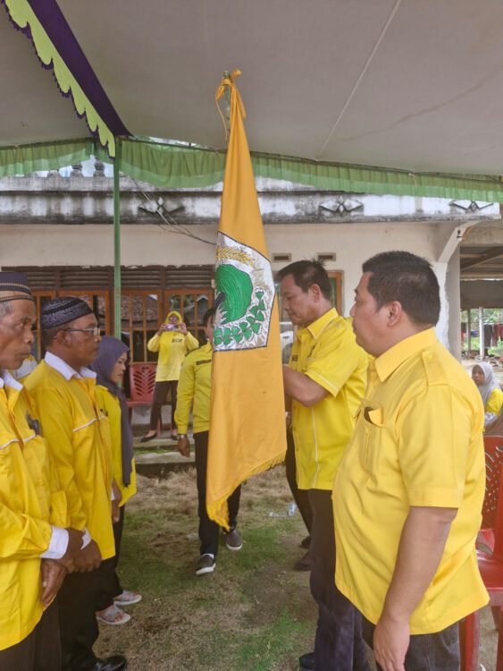 Dr Darlian Pone Buka Muscam Partai Golkar Kecamatan Bahuga