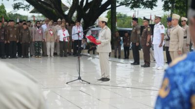 Wagub Hasnuryadi Sulaiman Pimpin Peringatan HUT ke-77 Proklamasi Tentara ALRI; Ajak Generasi Muda Teladani Tekad dan Semangat Pejuang