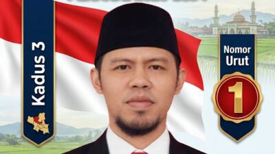 ABDUL MUHYI Resmi Ditetapkan sebagai Calon Anggota BPD Desa Sukaindah Nomor Urut 1 Periode 2026–2034