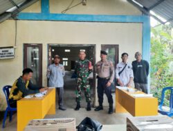 Sinergitas TNI-Polri Amankan Pemilihan Ketua RT di Desa Binjai Pemangkih