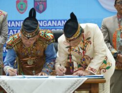 Pangdam XXII/TB Hadiri Penandatanganan Hibah Pembangunan Rindam di Kalteng