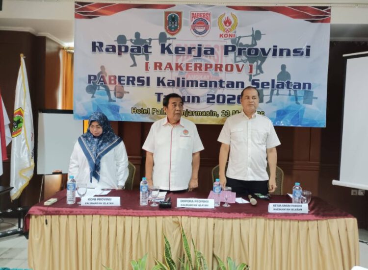 Pabersi Kalsel Matangkan Program Pembinaan dan Kompetisi Atlet Angkat Berat