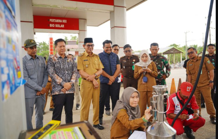 Pemkab Balangan Pastikan Takaran BBM Akurat
